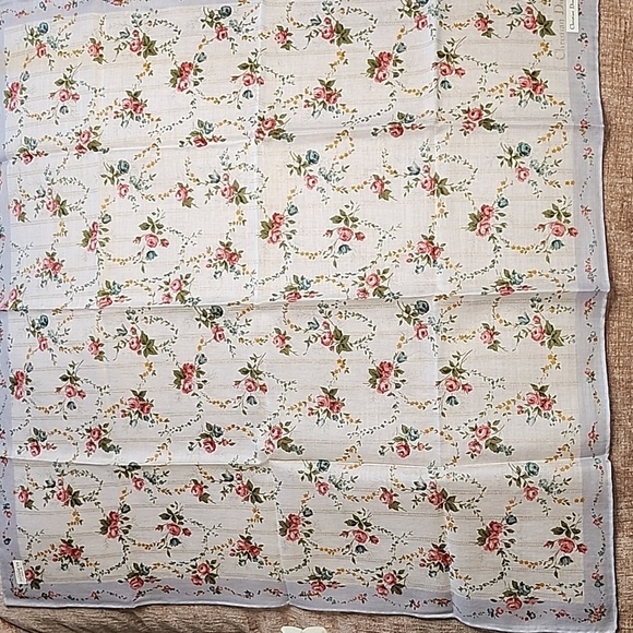 Christian Dior 💯 Authentic Handkerchief Cotton - Picture 2 of 7